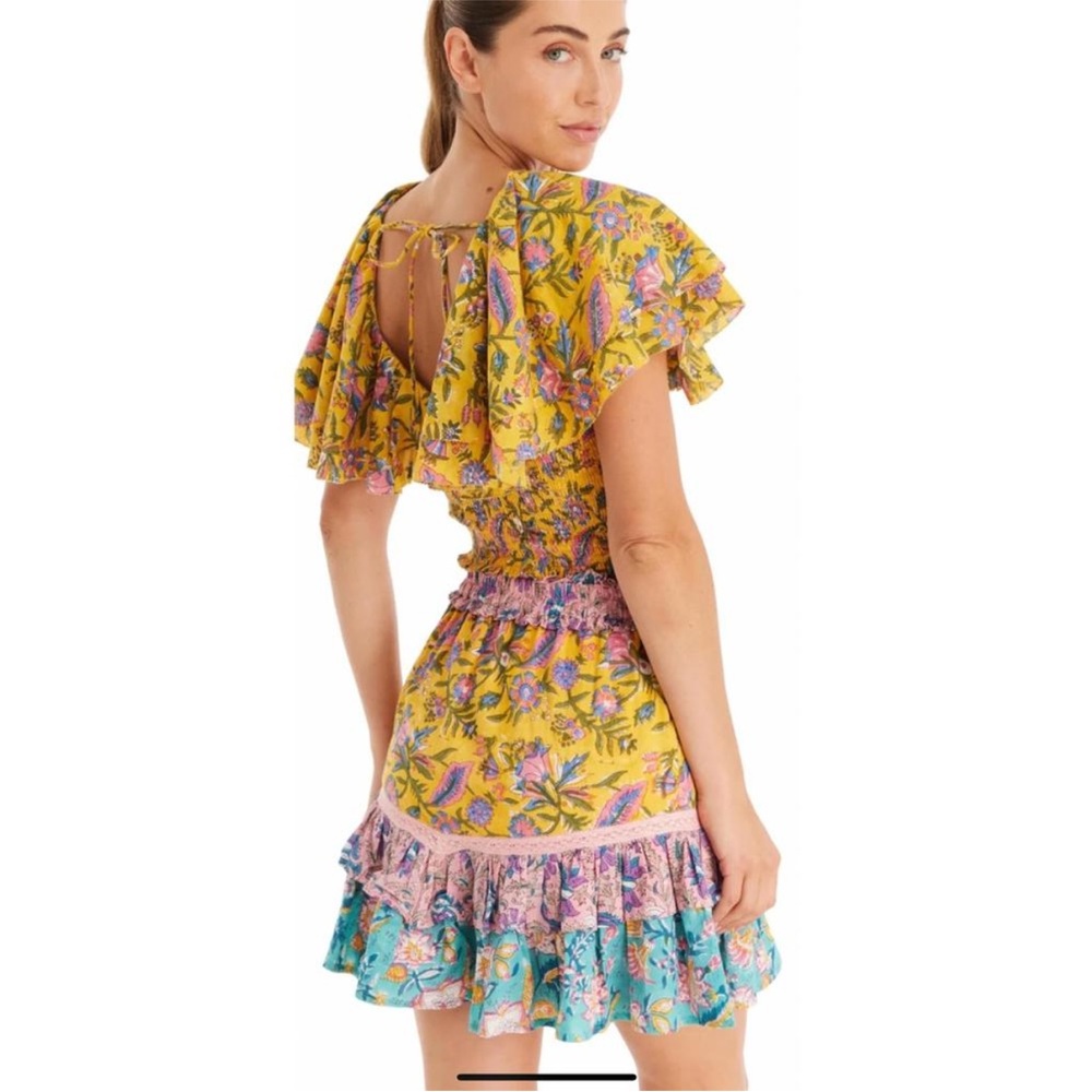 ALLISON NEW YORK sasha mini skirt in floral mix - Picture 3 of 8